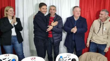 Scaglia y Pullaro estuvieron en San Cristóbal. Gentileza.
