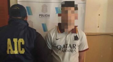 Policías de la AIC detuvieron este jueves en el partido bonaerense de San Martín a un joven de 21 años