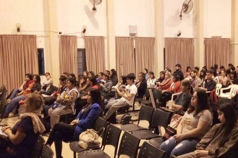 Estudiantes y docentes del Instituto de Formación participaron de la actividad en Villaguay.