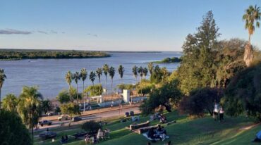 El Parque Urquiza fue uno de los lugares elegidos para pasear. Nicolás García