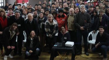 Integrantes de cooperativas de reciclado