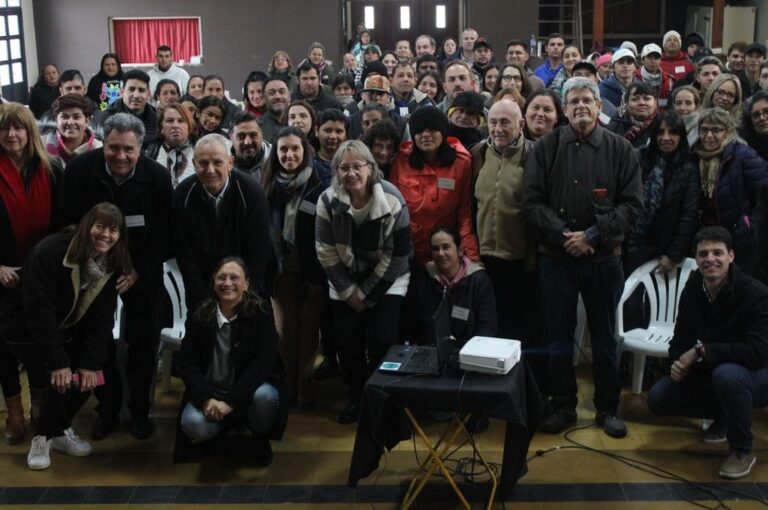 Integrantes de cooperativas de reciclado