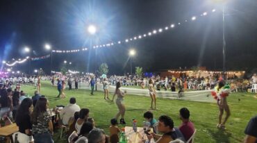 Carnavales en el paseo centenario y proyecto del bloque sanitario. Gentileza