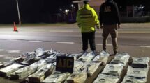 El cargamento contenía 261 kilos de marihuana. Gentileza.