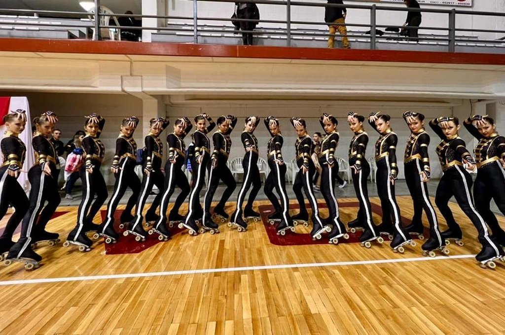 Las patinadoras del oeste provincial intentan recaudar los fondos que necesitan para viajar a Colombia. gentileza