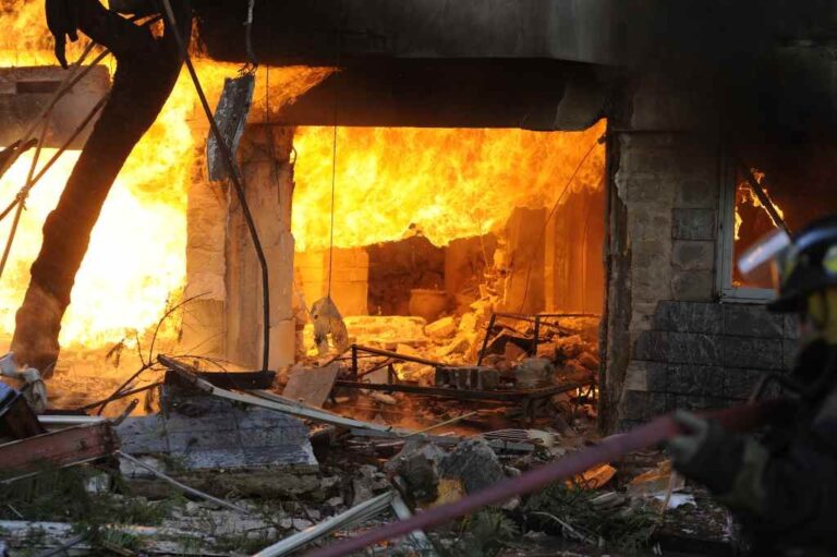 La rotura de la llave provocó la copiosa fuga de gas natural