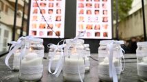 El acto se extendió por una hora y comenzó de manera puntual a las 9.38