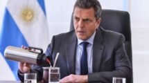 El precandidato a presidente tuvo un discurso significativo en Baigorria. Archivo.