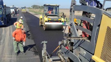 En la reconstrucción de la base del camino se ensanchó la ruta original a 7