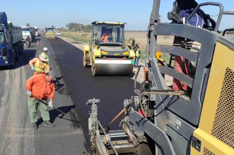 En la reconstrucción de la base del camino se ensanchó la ruta original a 7