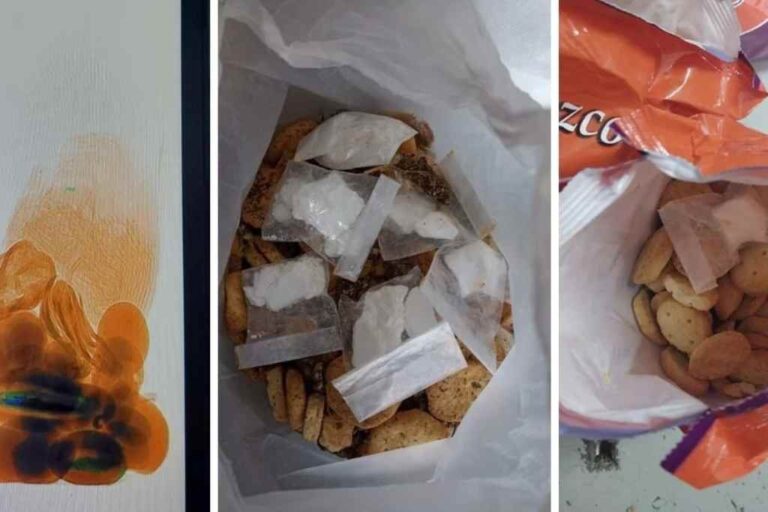 En un paquete de bizcochos encontraron droga que intentaba ser introducido al penal. Gentileza.