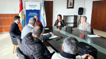 El senador Kaufmann aclaró que desde la Senaduría de Garay se cubrirán los costos de los capacitadores. Gentileza.