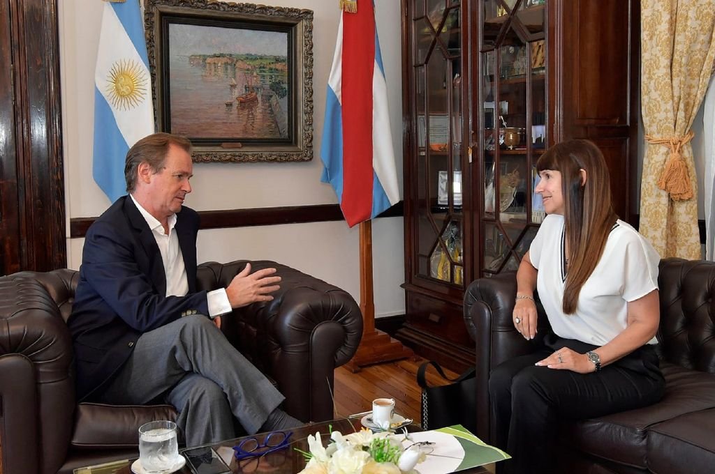 El gobernador Bordet