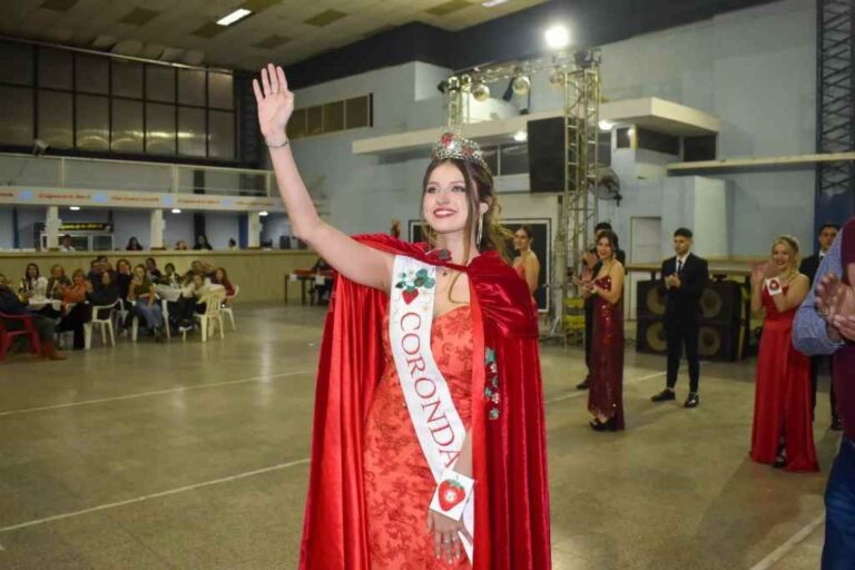 Sofía Andriani fue electa representante local de la Fiesta Nacional de la Frutilla. Gentileza.
