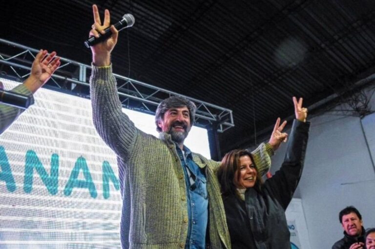 Giano y su precandidata a vice