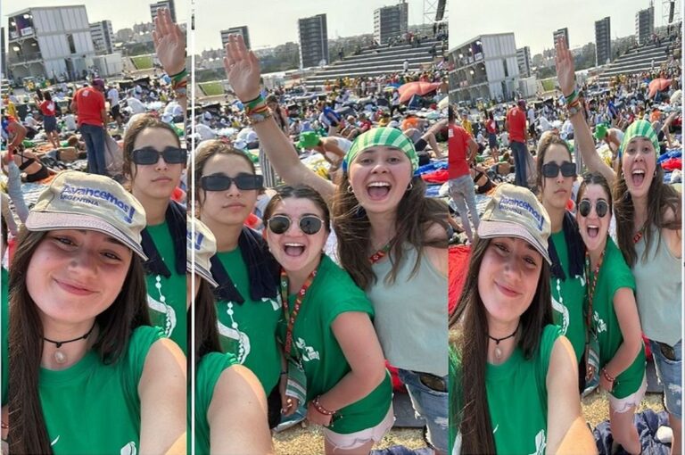 María de los Ángeles Fernández fue parte de la Jornada Mundial de la Juventud en Portugal.