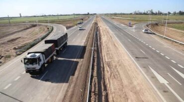 El tramo habilitado es de 17 kilómetros. Gentileza: prensa Gobierno de Santa Fe.