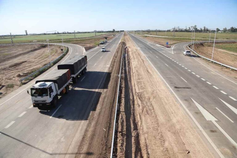 El tramo habilitado es de 17 kilómetros. Gentileza: prensa Gobierno de Santa Fe.