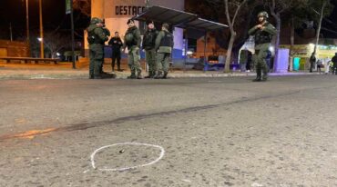 Uno de las dos balaceras fue contra el destacamento policial de Grandoli al 3900. Marcelo Manera.