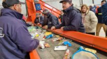 El establecimiento fue acondicionado específicamente para desarrollar la tarea de separación de residuos. Gentileza.