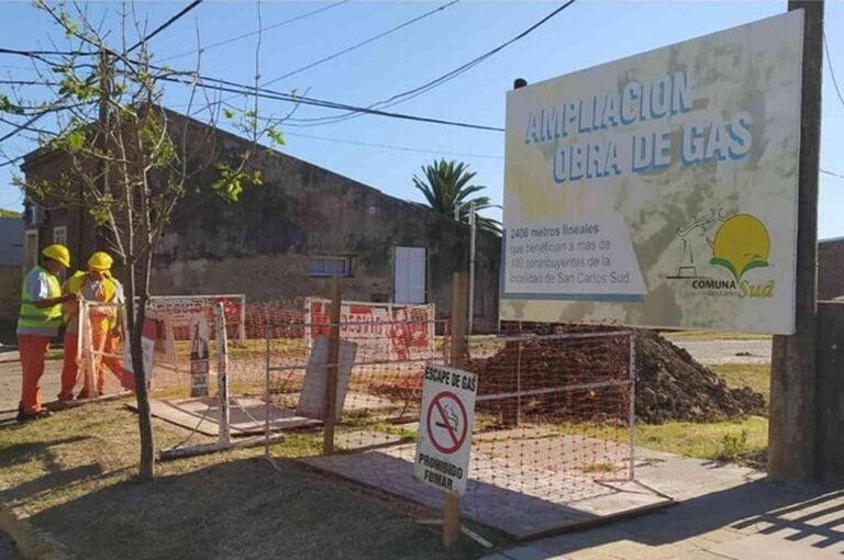 Vale destacar que en 2022 se habilitaron nuevos sectores con gas natural domiciliario en la localidad