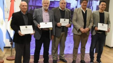 Santacroce agradeció la presencia del ex gobernador de Santa Fe