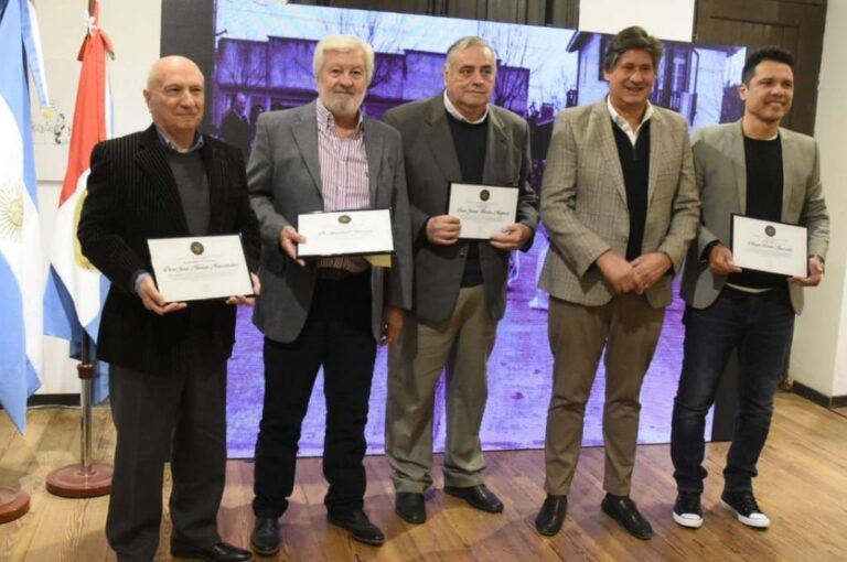 Santacroce agradeció la presencia del ex gobernador de Santa Fe