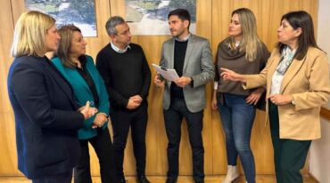 Maximiliano Pullaro y Carolina Losada compartieron una actividad por primera vez después de las PASO. Twitter.