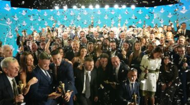 La gran gala concluyó con una imagen icónica: todos los ganadores juntos en el escenario