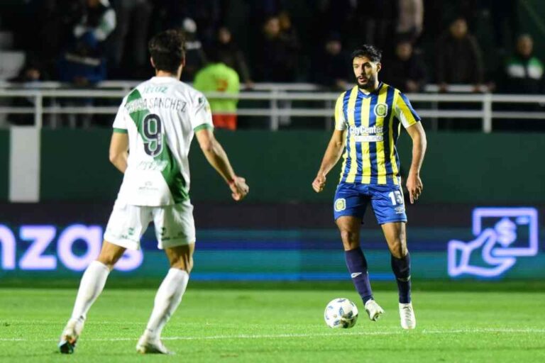Mallo domina la pelota. Central perdió ante el equipo albiverde. Gentileza: prensa Rosario Central.