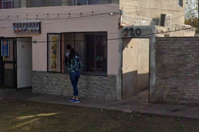 El episodio violento se produjo en Ameghino al 200. Gentileza.