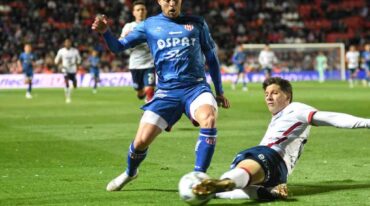 Los rojiblancos empataron ante San Lorenzo. Pablo Aguirre.