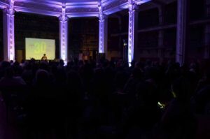 Una jornada sobre poesía y tiempo en Biblioteca Argentina en el FIPR 2022. Gentileza.