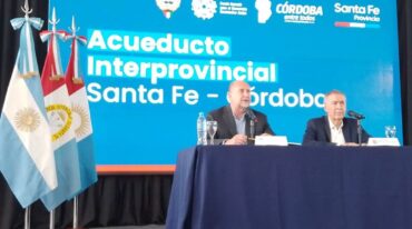 Presentación en Coronda del Acueducto Interprovincial Santa Fe - Córdoba
