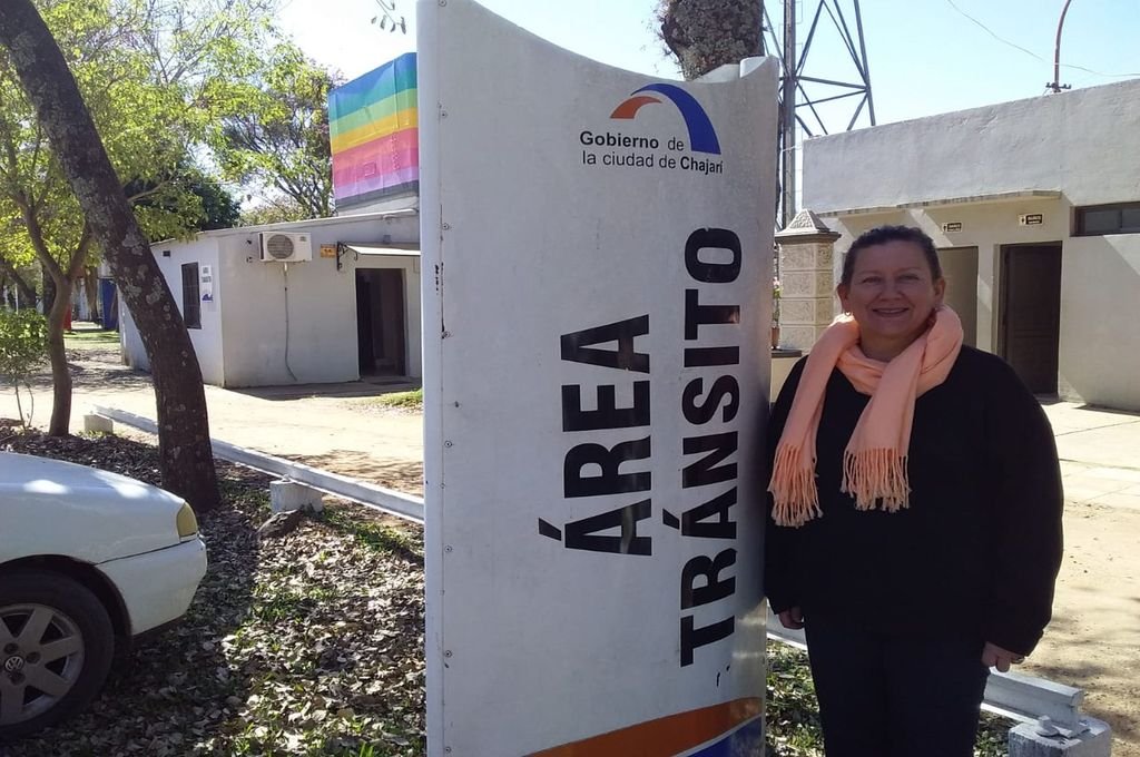 La titular de la oficina de Tránsito de Chajarí