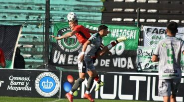 Lautaro Geminiani le dio la parcial victoria a Patronato.  Prensa Nueva Chicago