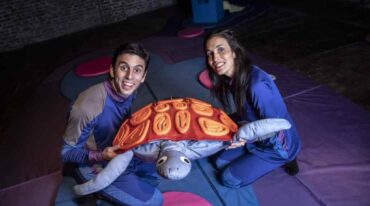 OTA. Teatro para bebés 2 cuenta con el apoyo del Instituto Nacional Del Teatro. Gentileza.