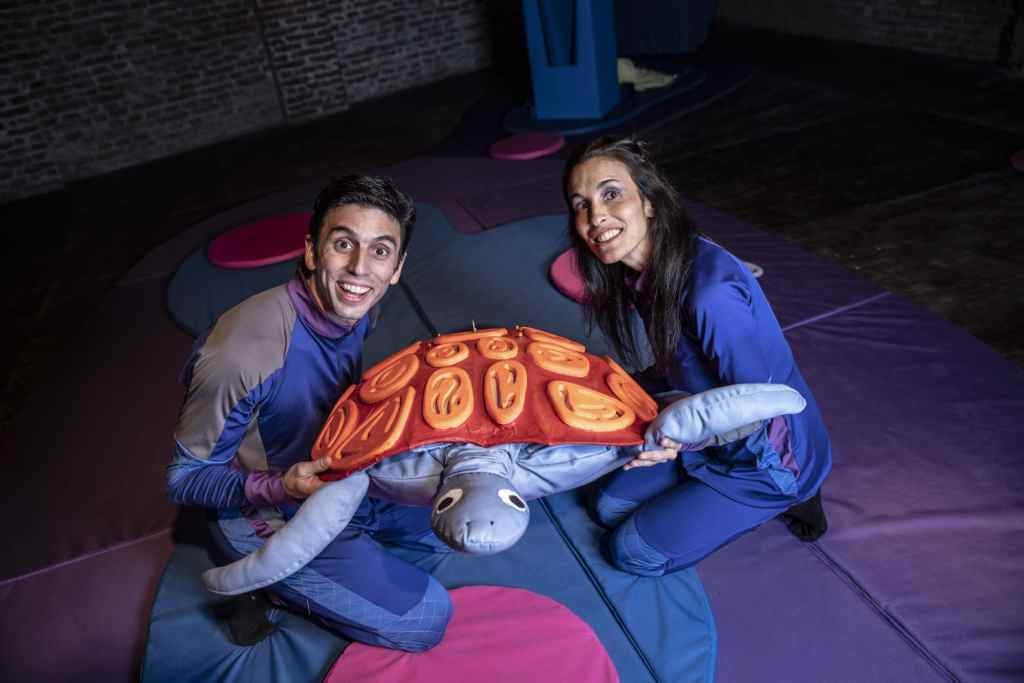 OTA. Teatro para bebés 2 cuenta con el apoyo del Instituto Nacional Del Teatro. Gentileza.