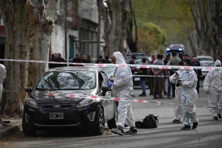 El oficial fue ultimado en la zona de Lamadrid al 500. Marcelo Manera.