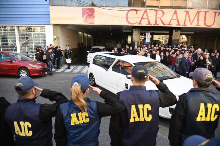 'No puedo expresar más que el dolor y la situación de angustia para el personal policial'