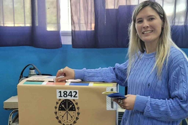 La actual presidenta comunal