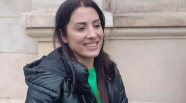 Leda habló con los medios presentes como cada martes de encuentro. Mirador Provincial.
