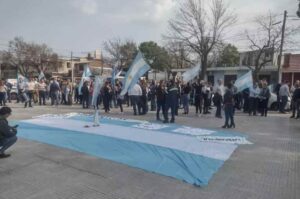 Nueva manifestación de empleados de Vicentin en Reconquista. Norte24.