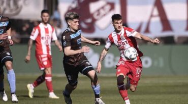 Los rojiblancos perdieron por la mínima en la cancha de Platense. Matías Nápoli.