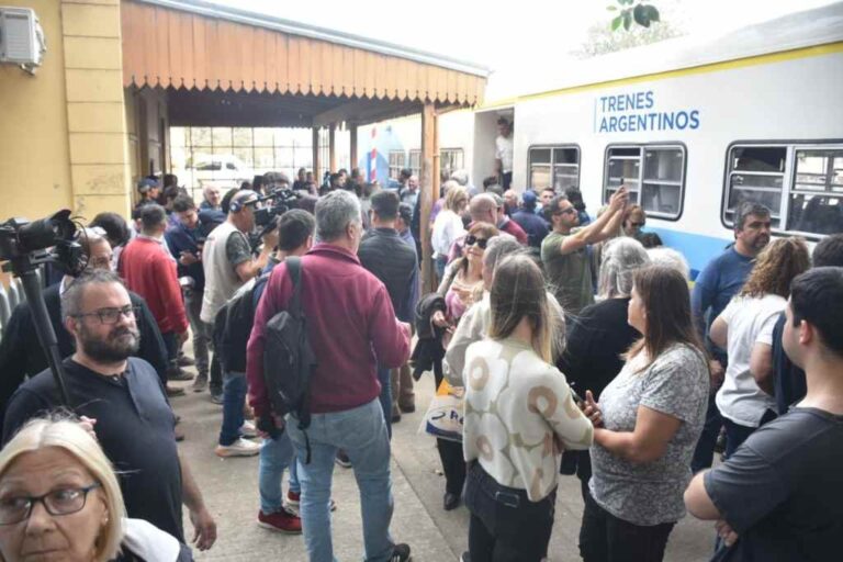 El tren partió desde la Estación Guadalupe