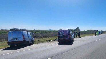 Un siniestro vial fatal tuvo lugar este jueves a la altura del km. 91 de la Autopista Brigadier López. Gentileza.