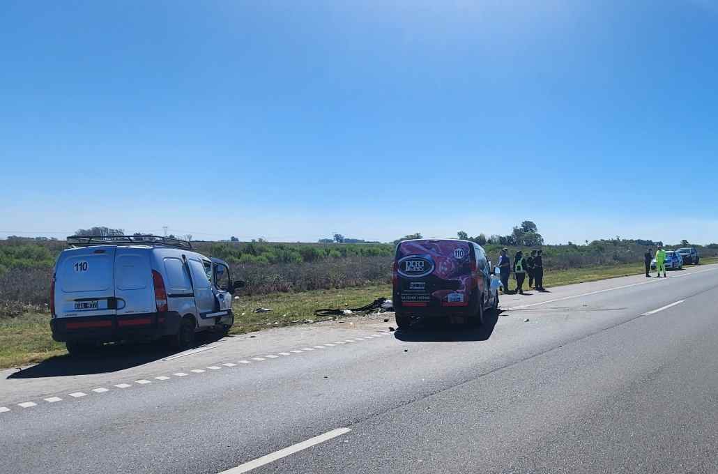 Un siniestro vial fatal tuvo lugar este jueves a la altura del km. 91 de la Autopista Brigadier López. Gentileza.
