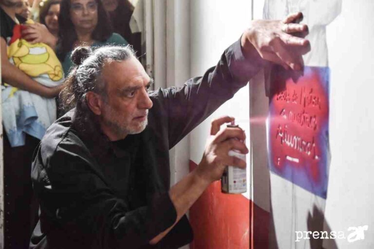 'Reaparecidos' -que se inauguró el 31 de agosto en la sede de Amsafe- estará expuesta hasta el 6 de octubre. Gentileza.