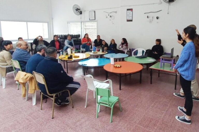 El último taller se llevó a cabo en el Centro de Acción Familiar Nº25 en el Fonavi San Gerónimo