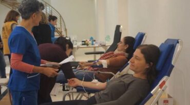 Más de 30 personas solidarias se acercaron al Club de Leones a participar de la colecta de sangre en Chajarí.